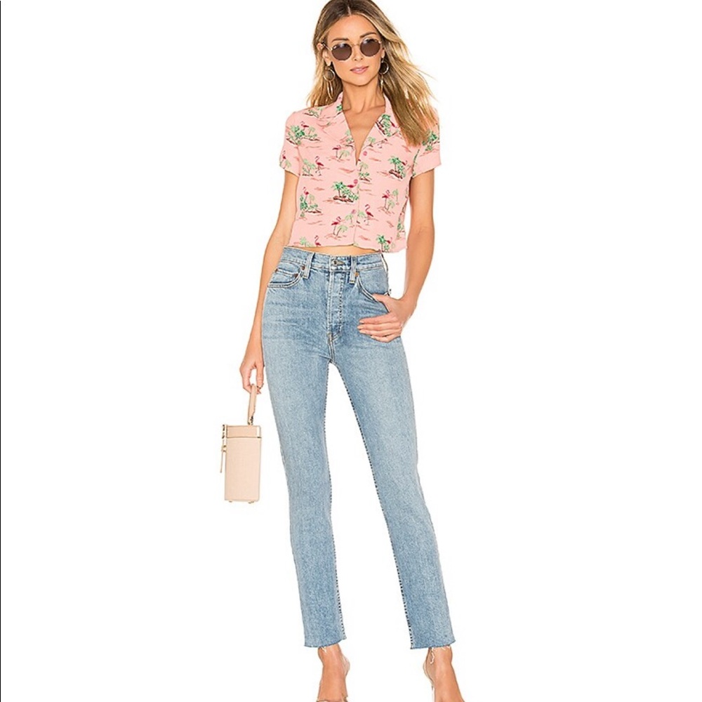 Fun tropical shirt for vacation! Size S from Revolve